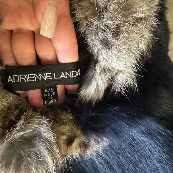 Girls Rabbit  Fur Coat - Picture 5 of 5